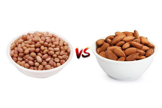 peanut vs almond