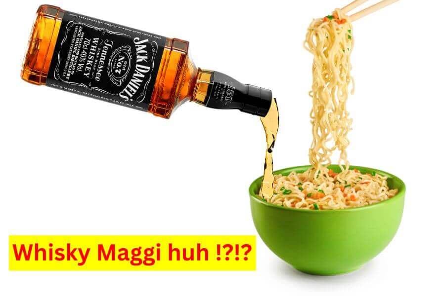 Whisky maggi recipe