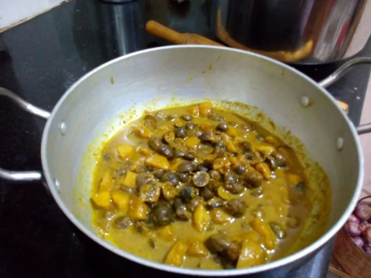 rugda mushroom curry